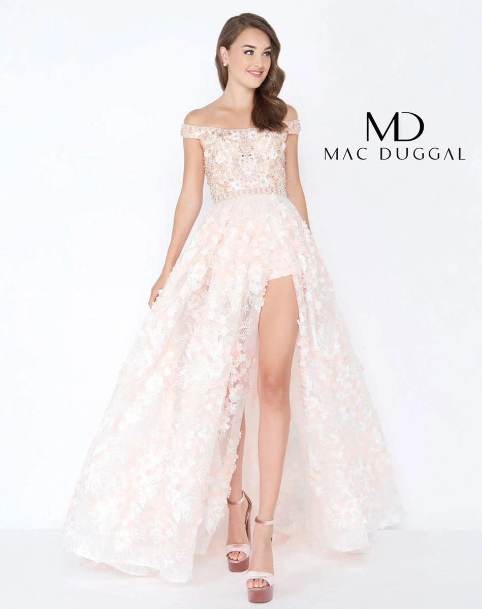 MacDuggal Prom Gown/Romper 66435 Millers’ Prom and Formal Wear