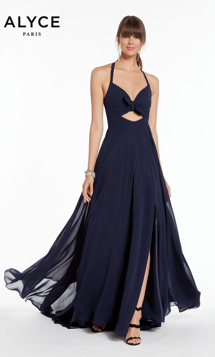 strapless open back dress Alyce Paris Prom Gown 1381 – Millers' Prom and Formal Wear