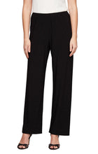 Load image into Gallery viewer, Alex Evenings Black Jersey Pant 3351447
